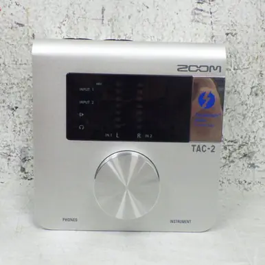 Free Shipping Used Zoom TAC-2 Computer Interface 2 A/D Recording Inputs