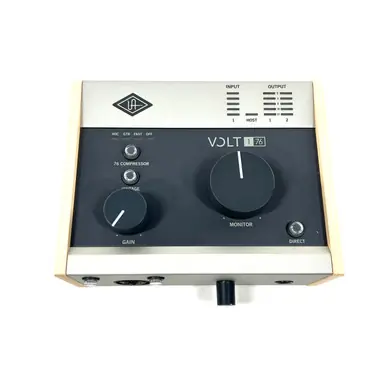 Used Universal Audio VOLT 1 Computer Interface 1 A/D Recording Inputs Top Pick