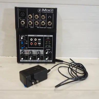 Used Mackie MIX 5 Mixer Free Shipping