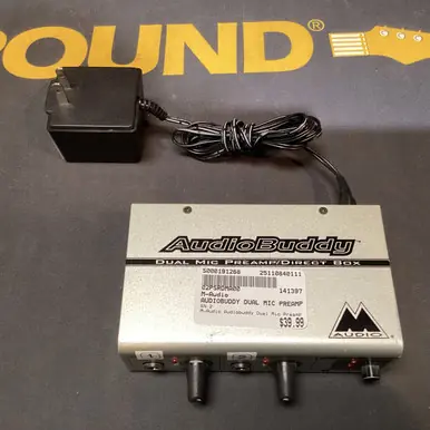 Used M-Audio AUDIOBUDDY DUAL MIC PREAMP Preamp No Minimum Order