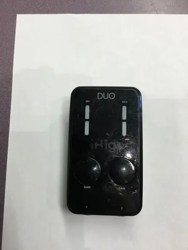 Handmade Used IK Multimedia IRIG DUO Computer Interface 2 A/D Recording Inputs