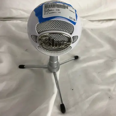 Used Blue SNOWBALL ICE Condenser Microphone Must Have