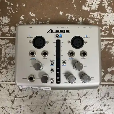 Used Alesis IO2 EXPRESS Computer Interface 2 A/D Recording Inputs Instant Buy