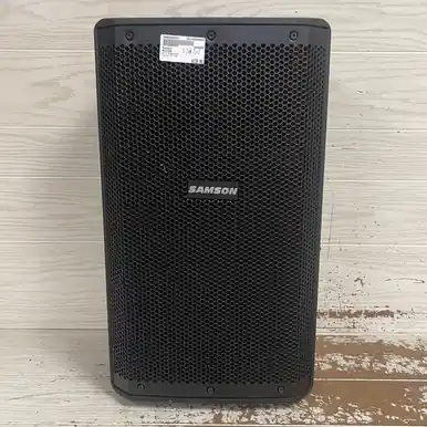 Used Samson RS110A Powered Full Range Speaker Cabinet Worldwide Shipping