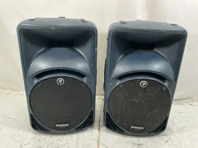 Final Sale Used Mackie SRM450 V2 PAIR Portable PA System Speaker