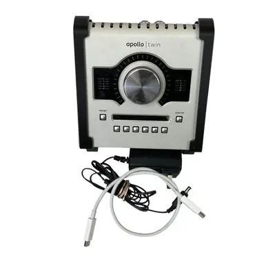 Express Delivery Used Universal Audio APOLLO TWIN DUO CORE THUNDERBOLT Computer Interface 2 A/D Recording Inputs