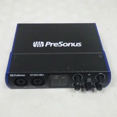 Used Presonus STUDIO 24C Computer Interface 2 A/D Recording Inputs Limited Offer