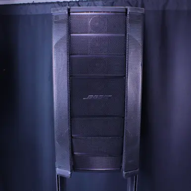 Used Bose FLEXIBLE ARRAY MODEL 812 F1 PAIR Powered Full Range Speaker Cabinet Low Price