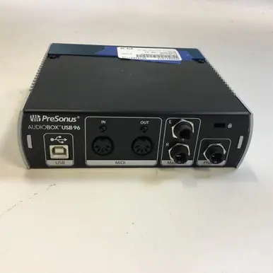 Trusted Brand Used Presonus AUDIOBOX USB 96 Computer Interface 2 A/D Recording Inputs