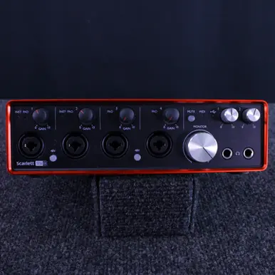 Used Focusrite SCARLETT 18I8 2ND GEN INTERFACE Computer Interface 4 A/D Recording Inputs Popular