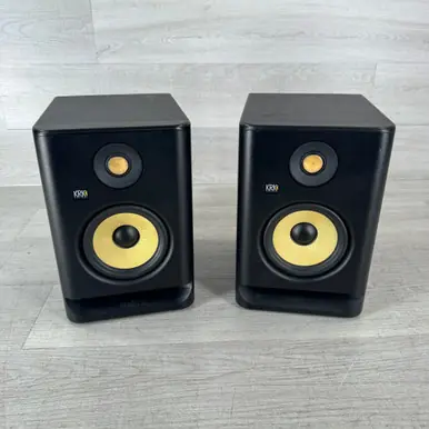 Used KRK ROKIT 5 G4 - 5-inch Powered Studio Monitor Pair - Pushed In Tweeter Dome - See Photos Limited Edition