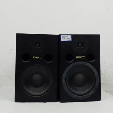 Used Fostex PM-2 8 INCH STUDIO MONITOR PAIR Powered Studio Monitor Free Delivery