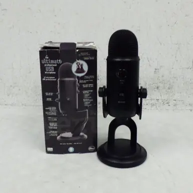 Seasonal Sale Used Blue YETI BLACKOUT USB Microphone