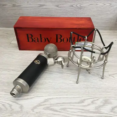 Used Blue BABY BOTTLE Condenser Microphone While Supplies Last