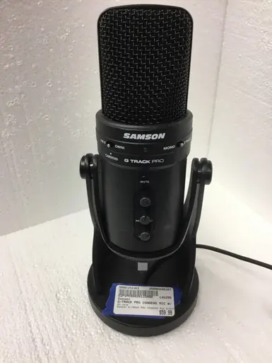 Used Samson G-TRACK PRO CONDENS MIC W/STAND Condenser Microphone Original