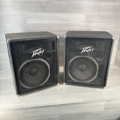 Last Chance Used Peavey 315S - Passive Full Range Speaker Cabinet - Pair - Local Pickup Only