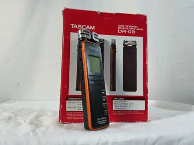 Used Tascam DR-08 FIELD RECORDER Compact Recording Device Exclusive Offer