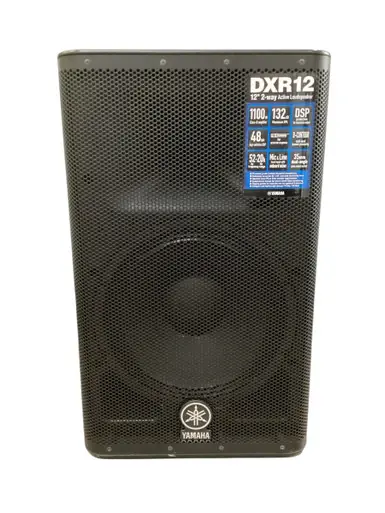 Clearance Used Yamaha DXR12 POWERED SPEAKER W/ COVER Powered Full Range Speaker Cabinet