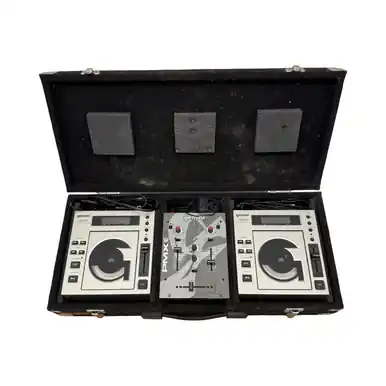 Buy Direct Used Gemini DUAL CDJ-10 W/ PMX 40 MIXER DJ Equipment