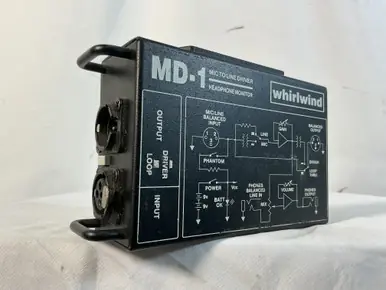 Used Whirlwind MD-1 Preamp Same Day Shipping