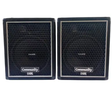 Used Community CSX-25 PAIR Passive Full Range Speaker Cabinet Today Only