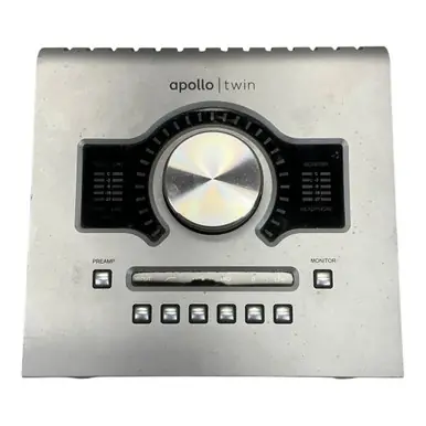 Used Universal Audio Apollo Twin Solo Core Thunderbolt Computer Interface 2 A/d Recording Inputs Instant Buy