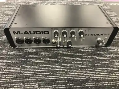 Special Offer Used M-Audio M-TRACK QUAD Computer Interface 4 A/D Recording Inputs