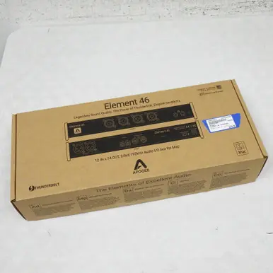 Affordable Used Apogee ELEMENT 46 INTERFACE Computer Interface 4 A/D Recording Inputs