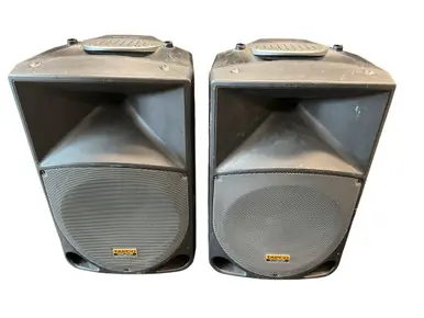Holiday Sale Used Tapco TH-15A PAIR Powered Full Range Speaker Cabinet