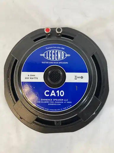 Used Eminence Legend CA10 10" Bass Speaker Top Rated