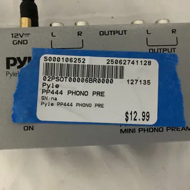 Trusted Brand Used Pyle PP444 PHONO PRE Pro Sound Product
