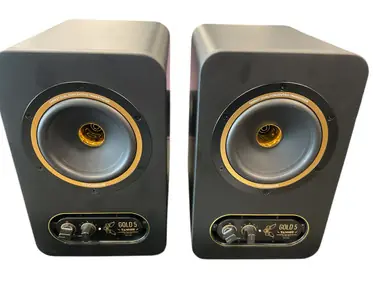 Same Day Shipping Used Tannoy GOLD 5 PAIR Powered Studio Monitor