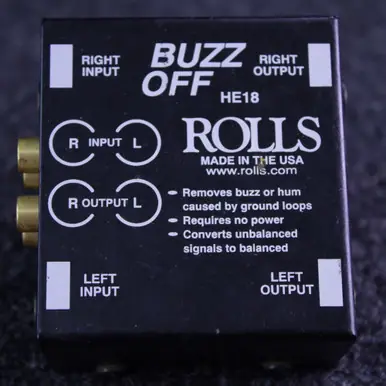 Used Rolls HE18 BUZZ OFF HUM REMOVER Pro Sound Product Shop Now