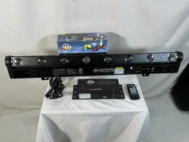 Used ADJ SWEEPER BREAM QUAD LED LIGHT + CNTRL Moving Light Instant Buy
