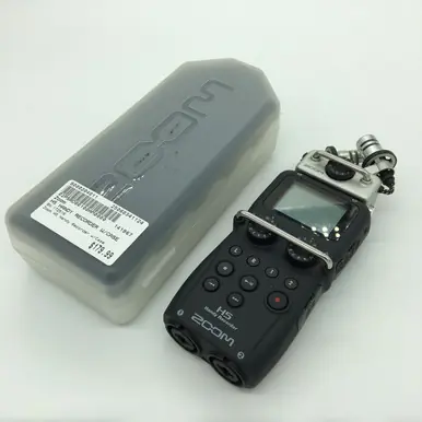 Used Zoom H5 HANDY RECORDER W/CASE Compact Recording Device Certified