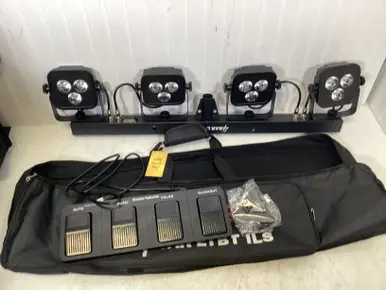 Direct From Manufacturer Used Chauvet 4 BAR LTBT ILS W/BAG Light Bar