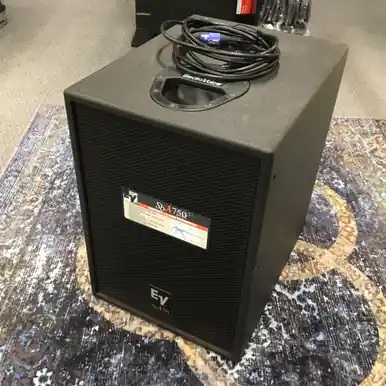 Grab Now Used Electrovoice - EV SBA 750 POWERED SUBWOOFER Powered Sub