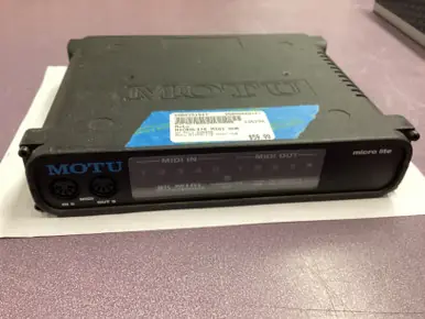 Today Only Used Motu MICROLITE MIDI HUB Pro Sound Product