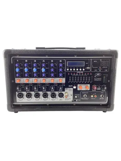 Limited Edition Used Peavey PV6500 400 WATT MIXER Powered Mixing Head