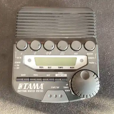 Worldwide Shipping Used TAMA RW105 RHYTHM WATCH Compact Drum Machine