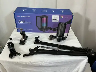 Last Chance Used FIFINE A6T AMPLIGAME USB MIC SET USB Microphone