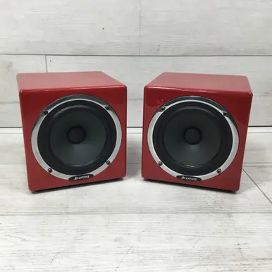 Exclusive Used Avantone Pro ACTIVE MIXCUBE PAIR RED Powered Studio Monitor