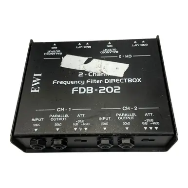 Used EWI FDB-202 Frequency Filter Direct Box Sale