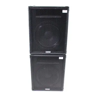 One Day Deal Used EAW SB 150R SUBWOOFER PAIR Passive Full Range Speaker Cabinet
