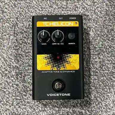 Used TC HELICON T1 ADAPTIVE TONE AND DYNAMICS Vocal Pedal Place Order