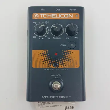 Used TC Helicon VOICETONE E1 Pro Sound Effect Hot Picks