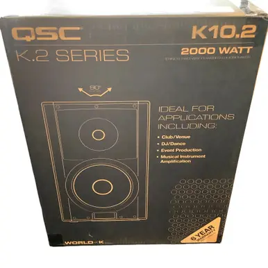 Same Day Shipping Used QSC K10.2 Powered Mixing Head