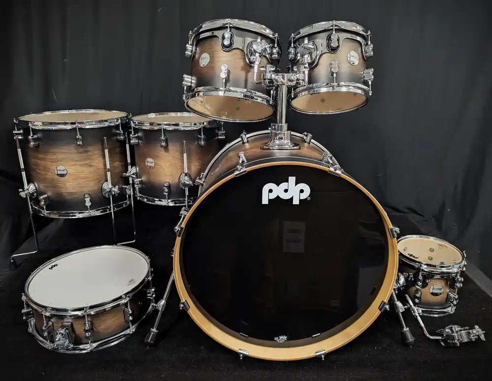 Handmade Concept Maple 7-Piece Shell Pack Charcoal Satin Burst– Dave's Guitar Shop
