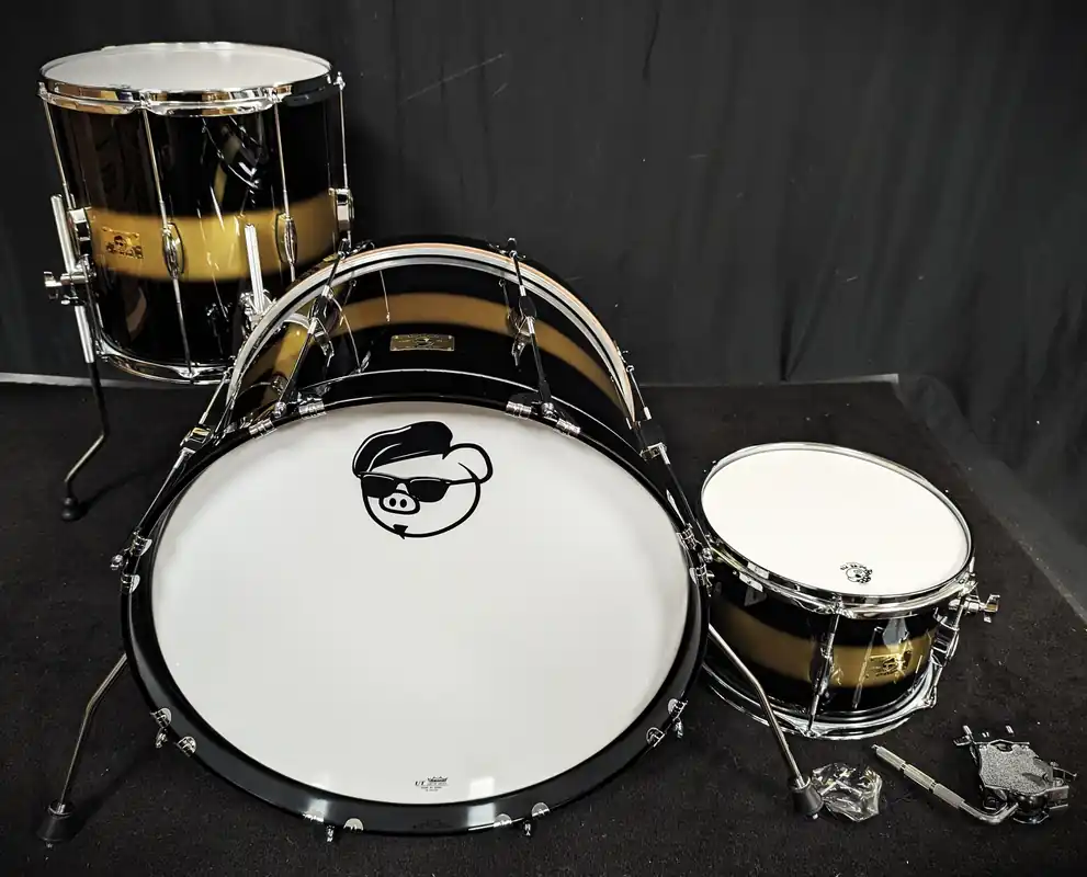 Hip Pig Black Gold Duco 3-Piece Shell Pack– Dave's Guitar Shop Grab Now