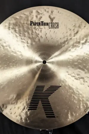 18 Inch K Paper Thin Crash– Dave's Guitar Shop Money Back Guarantee